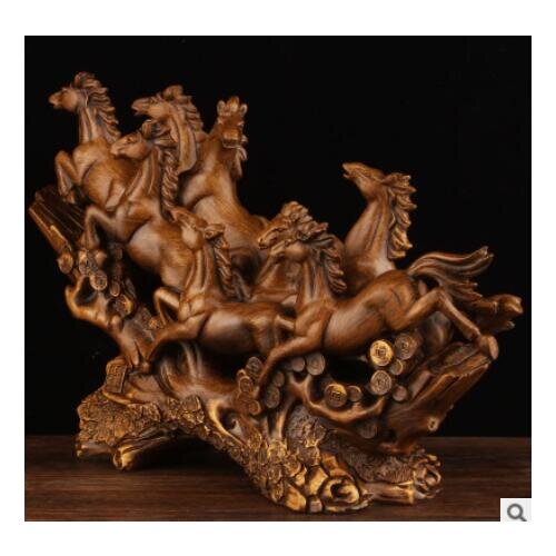Eight jun xiongfeng horse furniture sitting room desk decoration company opening gifts and crafts Home Animal wholesale