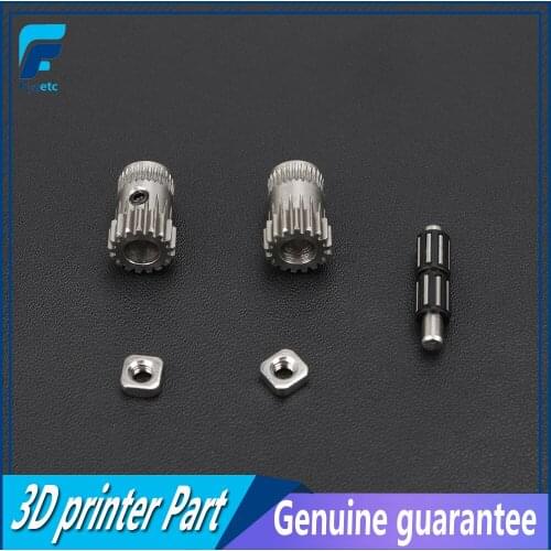 5Sets 3D Printer Cloned Btech Dual Gears DIY Prusa i3 Steel Pulleys Kit 3D Printer Gears Extrusion Wheel For Prusa i3 MK2/MK3