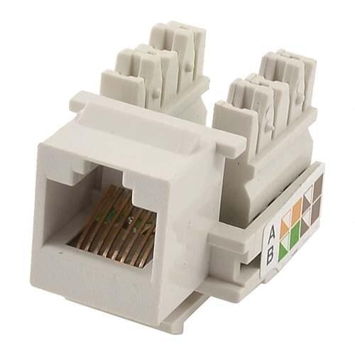 5pcs Network Cat5e RJ45 Module Jack Plug Connector Replacement new