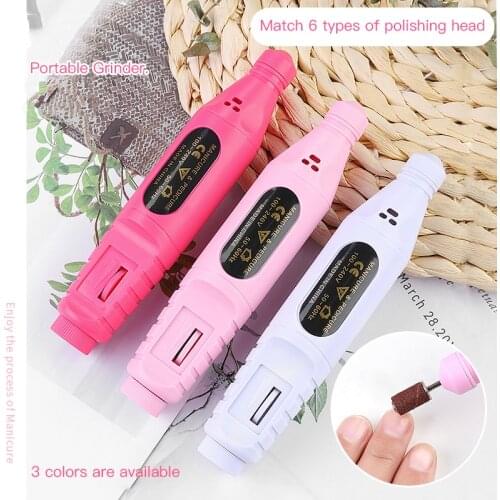 1 Set Professional Electric Nail Drill Machine Manicure Machine Pedicure Drill Set Ceramic Nail File Nail Drill Equipment Tools