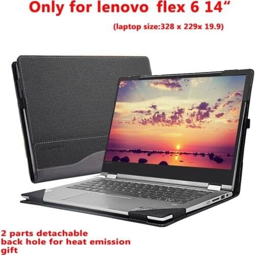 Case For Lenovo Yoga Flex 6 14 inch 14IKB Laptop Sleeve Detachable Notebook Cover Customized Bag Protective Pouch Stylus Gift