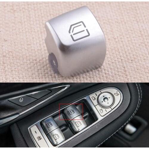 CITALL Front Left Window Master Switch Repair Button Cover Cap Fit For Mercedes-Benz C Class W205 GLC W253 2015-2018 2019 2020
