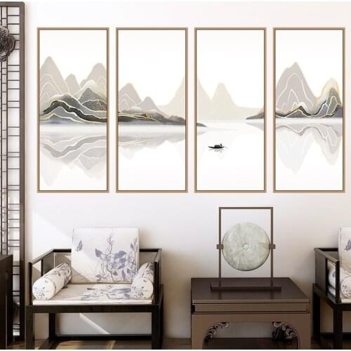 Living Room Sofa TV Backdrop Wall Stickers Bedroom Study Creative 3D Stereo Room Decoration PVC Chinese Style Large Mural