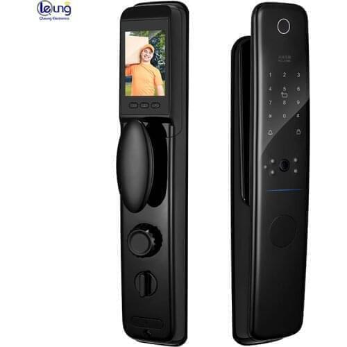 QLEUNG S922max Intelligent WIFI APP Remote Control Fingerprint Door Lock Code Card Smart Home Door Lock