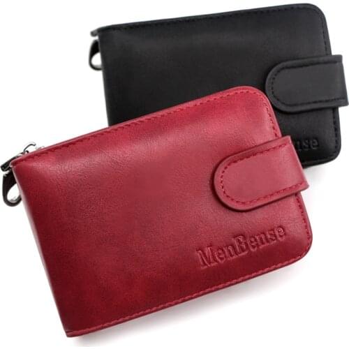 New Card Wallet Fashion Unisex Wallet ID Credit Card Holder Zipper Short Wallets Women The organ card package Organizer Coin Bag