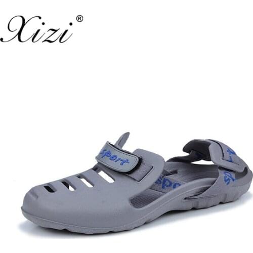 XIZI 2018 new summer mens sandals sandals men beach sandals black outdoor tie mens slippers Zapatillas Hombre Sapato Masculino
