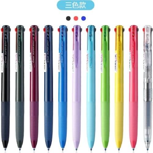 Pilot SUPER GRIP 3-color 0.7mm ballpoint pens BKSG-30F multi-color pens 5pcs/lot