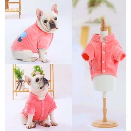 Warm Pet Clothing Winter Dog Hoodies Coat Outfit Poodle Schnauzer Pug French Bulldog Clothes Welsh Corgi Costumes Garment 2021