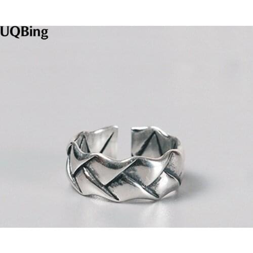 Fashion Newest 925 Sterling Silver Finger Open Rings Jewelry Vintage Retro Rings
