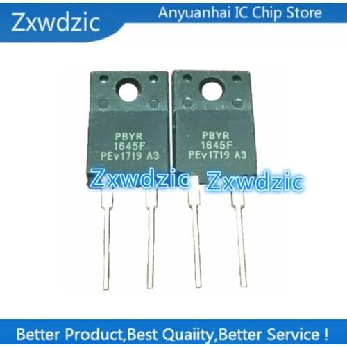 Zxwdzic 10pcs new imported original PBYR1645F TO-220F Schottky rectifier diode
