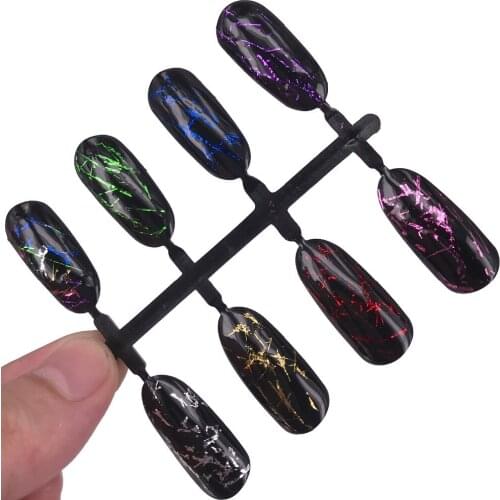 0.2g Nail Colorful Glitter Silk Lines Superfine Gold Silver Foil Stickers 3D DIY Design 7 Colors Stripe Star Line Decals Decor