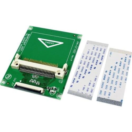 1.8" Compact Flash CF Memory Card to CE Ipod ZIF SSD HDD Adapter with 2 Cables