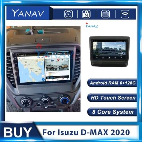 128G Android GPS Navigation Video Multimedia MP3 Player Car Radio For Isuzu D-DAX 2020 Auto Stereo Receiver HD Touch Screen