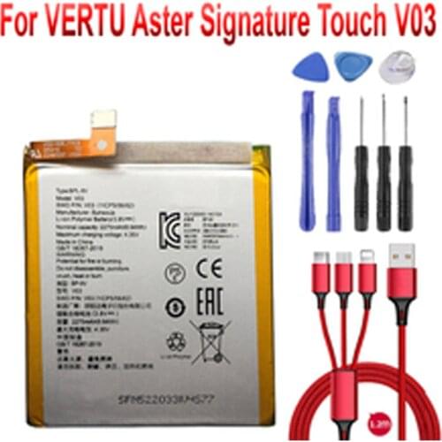 2275mah BP-9V battery fit for VERTU Aster Signature Touch V03 CONSTELLATION TOUCH batteries