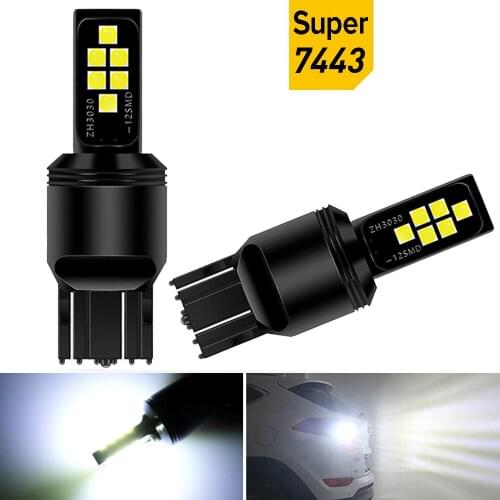 2X Super Bright 7443 7440 T20 LED Auto Bulb 1156 BA15S 1157 BAY15D Car Led Stop Brake Lamp For Ford Nissan Honda Parking Light