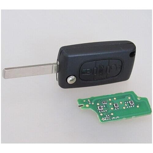3 Buttons Folding Flip Remote Key 433MHz with ID46 chip for Citroen Triumph Sega CE0536 Model