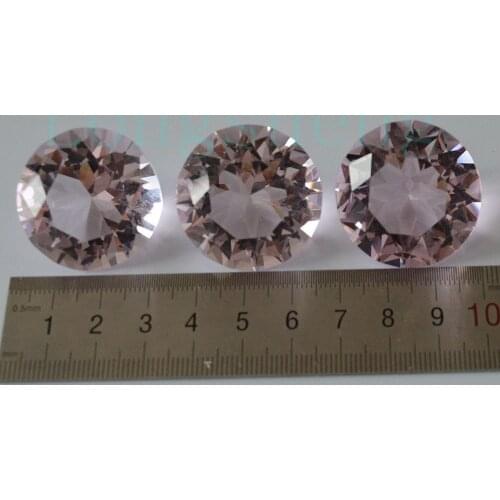 30mm 3pcs diamond Crystal Pink Paperweight Cut Glass Large Giant Diamond Jewel NEW