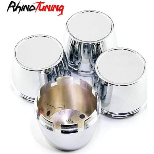 4pcs 70mm 65mm Wheel Center Hubcaps For Car Rims Chrome Sliver Auto Styling Accessories