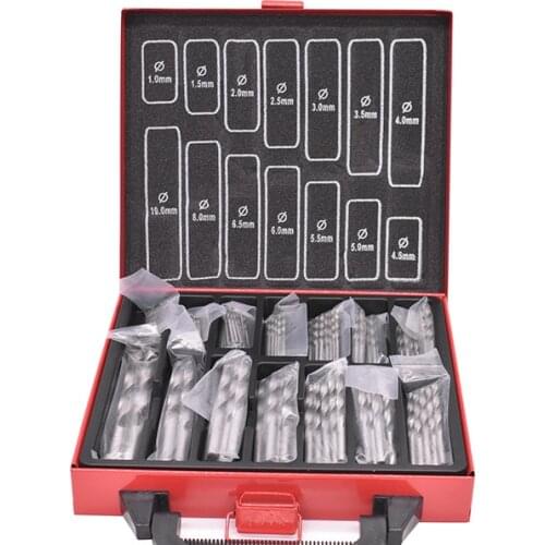 99-Piece HSS Titanium Drill Bit Set,High-Speed Drill Set From 1.0 mm to 10mm in Metal Storage Case Woodworking Twist Drill