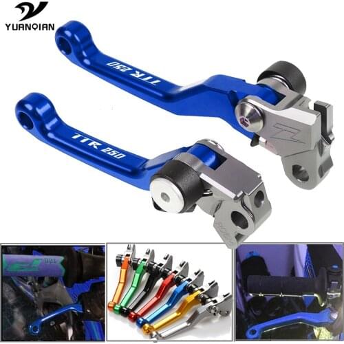 Motocross CNC Aluminum Dirt Bike Pit bike Pivot Handle Lever Brake Clutch Levers For YAMAHA TTR250 TTR 250 1993-1997 1994 1995