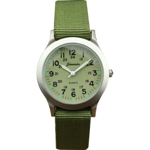 Middle and little children army watch boys and girls cute Luminous pointer high quality outdoor sports Xmas birthday gift clock