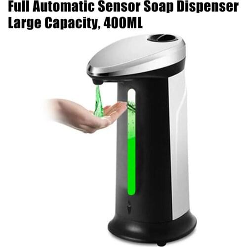 400ml Automatic Liquid Soap Dispenser Shampoo Dispenser Smart Sensor Touchless Dispenser For Kitchen Bathroom Accessories