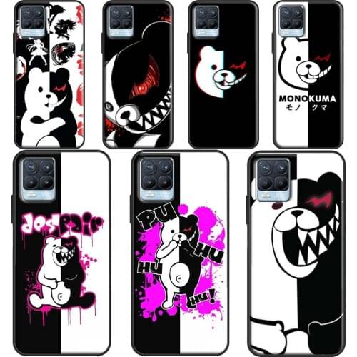 Danganronpa Monokuma For OPPO Realme 8 Pro Q3 6 7 Pro GT Neo C3 C21 Case For OnePlus 9 8 Pro Nord 8T 9R Cover