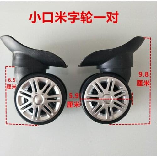 Trolley Case Wheel Luggage Caster Travel Case Universal Wheel Luggage Accessories Repair Leather Case Accessories repair part