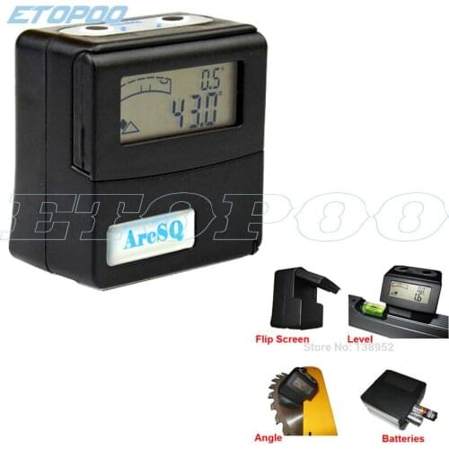 V-Groove 180 Degree Digital Angle Gauge Level protractor inclinometer Angle Finder Tilt Gauge Meter Spirit Level Magnetic Base