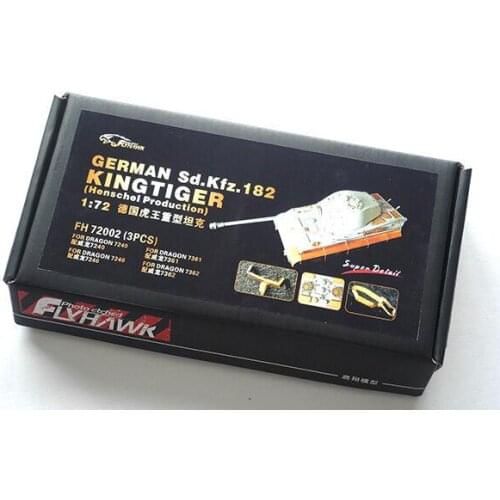 Flyhawk 72002 1/72 German KingTiger Upgrade Parts for Dragon top quality