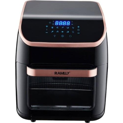 Electric 12L Air Fryer Food BBQ Oil Free Low Fat Roasting Baking Frying Multifunction Hot Oven Temperature Control 80-200℃ 1700W