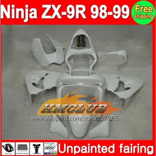 Body Unpainted Full Fairing Kit For KAWASAKI NINJA ZX9R 98-99 ZX 9R ZX-9R 9 R 98 99 1998 1999 1998-1999 Fairing