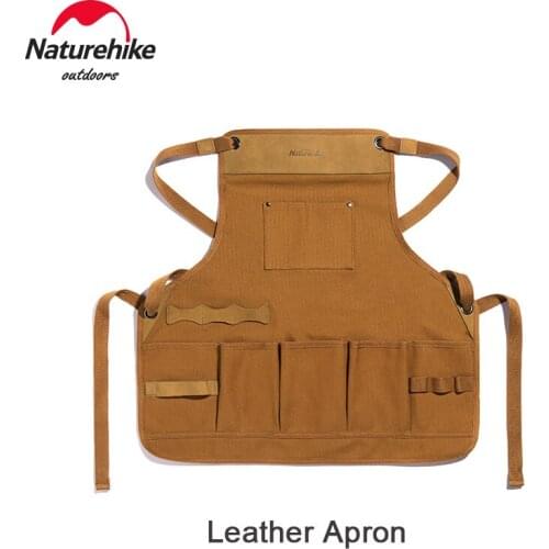 Naturehike Leather Apron Outdoor Ultralight 420g Multifunctional Camping Home Picnic Apron Men And Women Portable Use Equipment