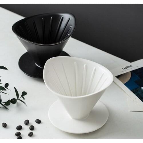Japanese-style Creative Ceramic Hand Coffee Filter Cup 2-4 Servings Ceramic Dripper
