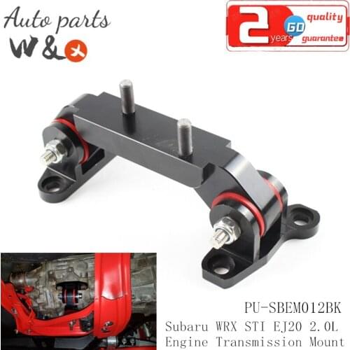 Engine Mount For Subaru WRX STI EJ20 Impreza Legacy 2.0L Engine Transmission Pitch Mount Kit PU-SBEM012BK
