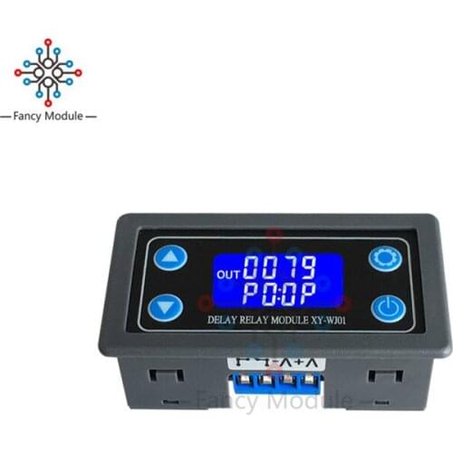 XY-WJ01 Delay Relay Module With Digital LED Dual Display Cycle Timing Circuit Switch Trigger Cycle Smart Control Module