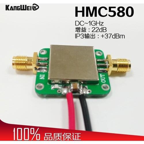 HMC580 RF power amplifier module 22dB gain +37dBm output DC~1GHz IP3
