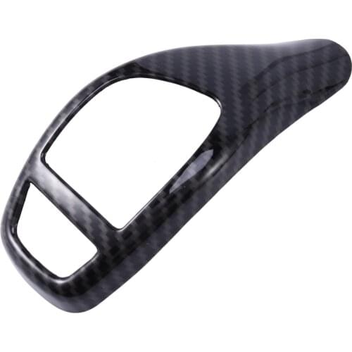 Real Carbon Fiber For BMW F20 F30 F31 F34 X5 F15 X6 F16 X3 F25 X4 F26 F10 F10 Change Gear Car Panel Frame Knob Head Cover Trim