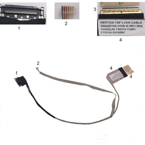 NEW Laptop Cable For HP Compaq Presario CQ58 PN:35040D100-H0B-G Repair Notebook LCD LVDS CABLE