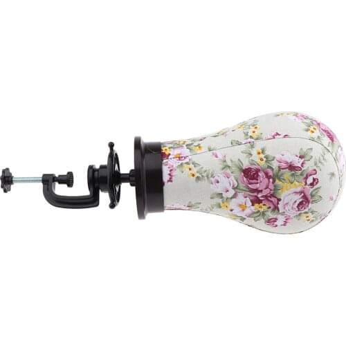 Canvas Block Wig Making Manequin Head Display & Styling Manikin Head & Calmp