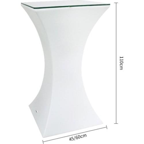 Rechargeable LED illuminated cocktail table waterproof glowing led bar table lighted coffee table bar kTV disco hotel supply