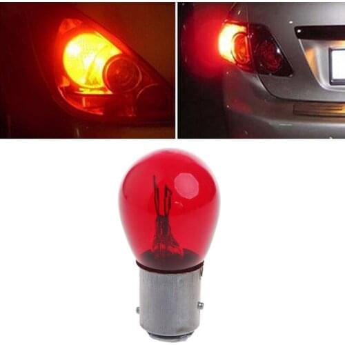 S25 Red 5W 1157 Bay15d 12V Car Reverse Backup Tail Brake Stop Light Lamp Bulb