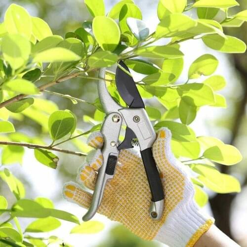 Garden Pruning Shears Bonsai Graft Scissor Fruit Tree Grafting Knife Manual Labor-saving Branches Gardening Cutting Scissor Tool