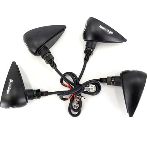 Universal LED Indicator Motorcycle Turn Signal Light 12V 8MM Blinker Lamp Fits for Cafe Racer Bandit 650 TRK 502 CB400 Ninja 300