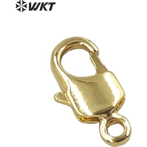 WT-JFE72 New hot design fashion real gold electroplated DIY jewelry making clasp women jewelry necklace clasp findings