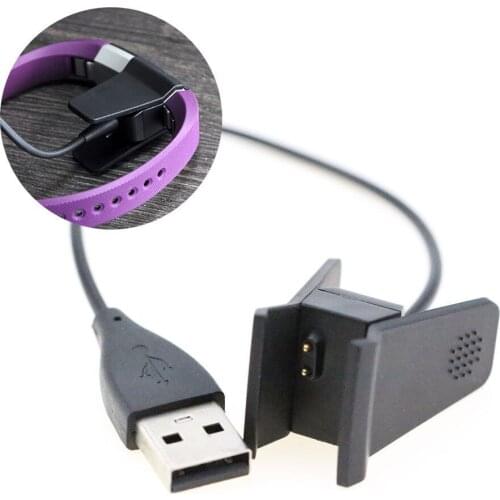 USB Charging Charger Cable Cord Clip Clipper for Fitbit Alta Watch Bracelet Wristband