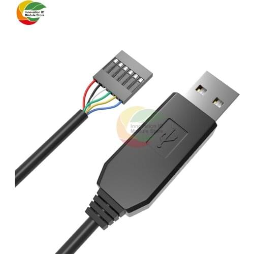 Ziqqucu 6Pin FTDI FT232RL FT232 Module For Arduino USB to TTL UART Serial Wire Adapter RS232 Download Cable Module LED Indicator