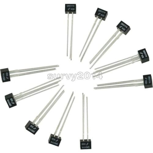 10PCS QRD1114 RD1114 D1114 1114 DIP-4 REFLECTIVE OBJECT SENSOR