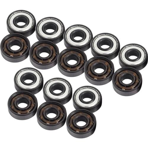 16Pack Skateboard Bearings Precision for Skate Board Scooter Wheels Part