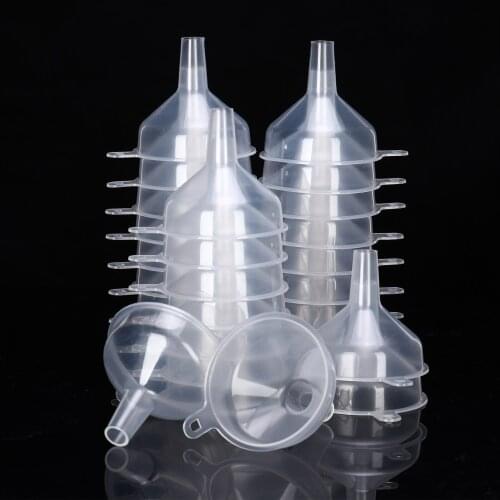 30Pcs Plastic Mini Funnels for Perfume Diffuser Bottles Multi-Purpose Funnels for Kitchen Use for Narrow Fine Bottleneck Bottles